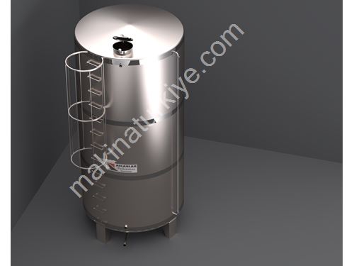 20 Tonnen Edelstahlzylindrischer Wassertank