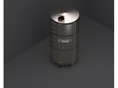 20 Tonluk Paslanmaz Çelik Silindirik Argon Kaynak Su Deposu - 2