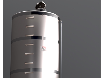 20 Tonluk Paslanmaz Çelik Silindirik Argon Kaynak Su Deposu - 4