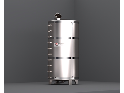 25 Tonluk Paslanmaz Çelik Silindirik Argon Kaynak Su Deposu - 4