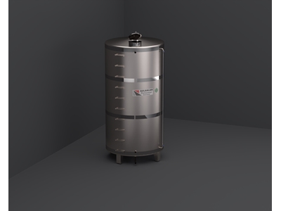 30 Tonluk Paslanmaz Çelik Silindirik Argon Kaynak Su Deposu - 3