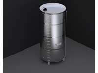 40 Ton Paslanmaz Çelik Silindirik Argon Kaynak Su Deposu