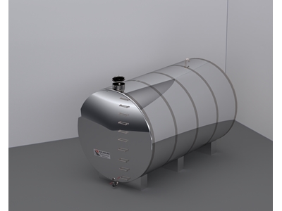 40 Ton Paslanmaz Çelik Silindirik Argon Kaynak Su Deposu - 7