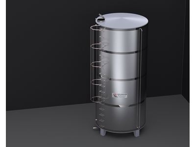 40 Ton Paslanmaz Çelik Silindirik Argon Kaynak Su Deposu - 1