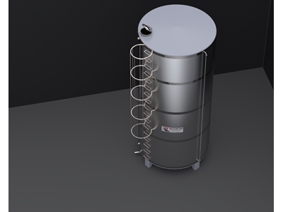 40 Ton Paslanmaz Çelik Silindirik Argon Kaynak Su Deposu - 2