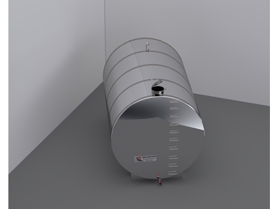 40 Ton Paslanmaz Çelik Silindirik Argon Kaynak Su Deposu - 8