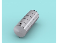 50 Tonluk Paslanmaz Çelik Silindirik Argon Kaynak Su Deposu