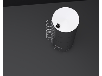 50 Tonluk Paslanmaz Çelik Silindirik Argon Kaynak Su Deposu - 6