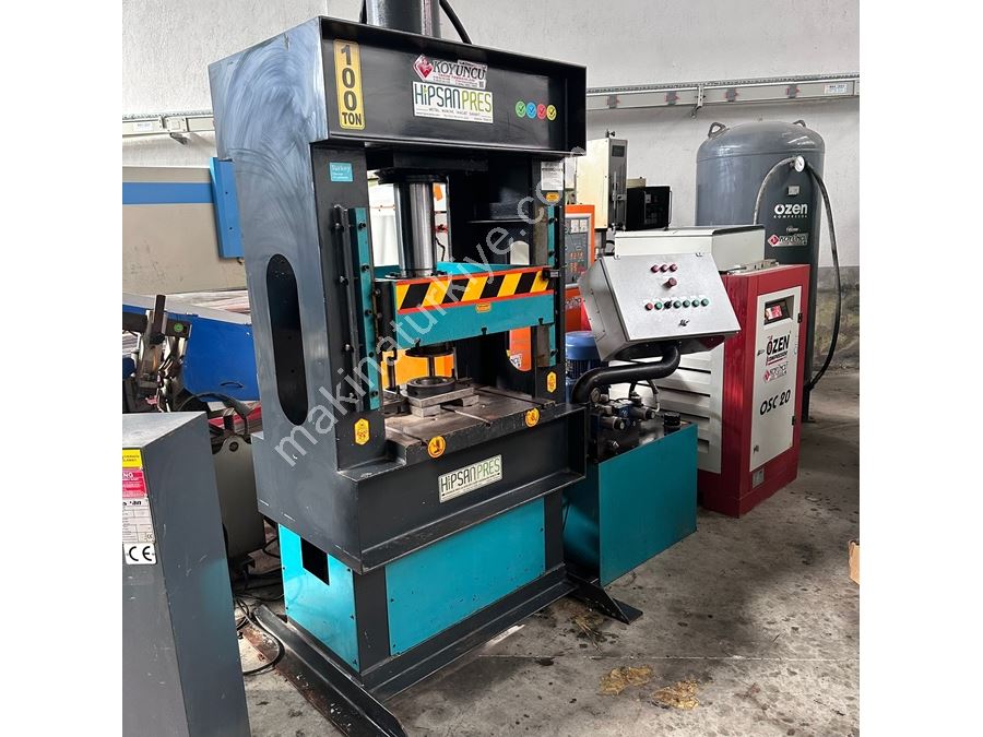 Presse à plâtre hydraulique HİPSAN de 100 tonnes