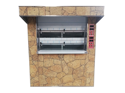 60-Brotaufnahme Doppelstock-elektrischer schwarzer Ofen - 0