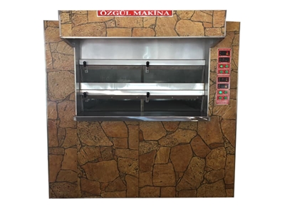 120 Brotkapazität Doppelstock Elektro-Steinofen - 0