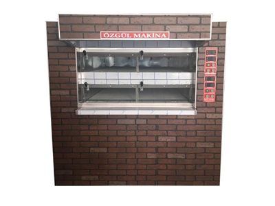 140 Brotkapazität Doppelstock Elektro-Steinofen - 0