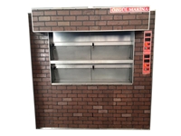 160 Ekmek Kapasiteli Çift Katlı Elektrikli Kara Fırın