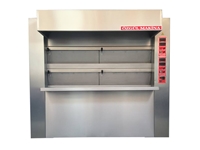 180 Ekmek Kapasiteli Çift Katlı Elektrikli Kara Fırın