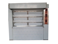 270 Ekmek Kapasiteli Üç Katlı Elektrikli Kara Fırın