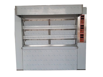 Four électrique noir à trois étages avec une capacité de 270 pains - 0