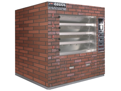 6 m² Pişirme Alanına Sahip Turbo Borulu Kara Fırın - 0