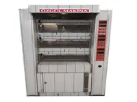 3 Katlı (6 Tepsi) Taş Tabanlı Elektrikli Katlı Fırın
