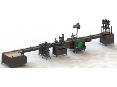 Machine de remplissage d'aérosols entièrement automatique - 0