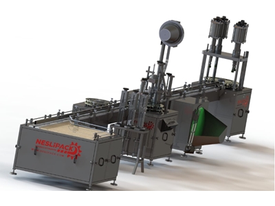 Machine de remplissage d'aérosols entièrement automatique - 1