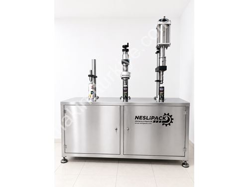 Manuel 3’Lü Set Aerosol Dolum Makineleri
