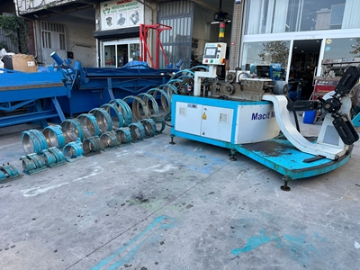 Spiro Kalıplı Yuvarlak Saç Kanal Makinası - 9