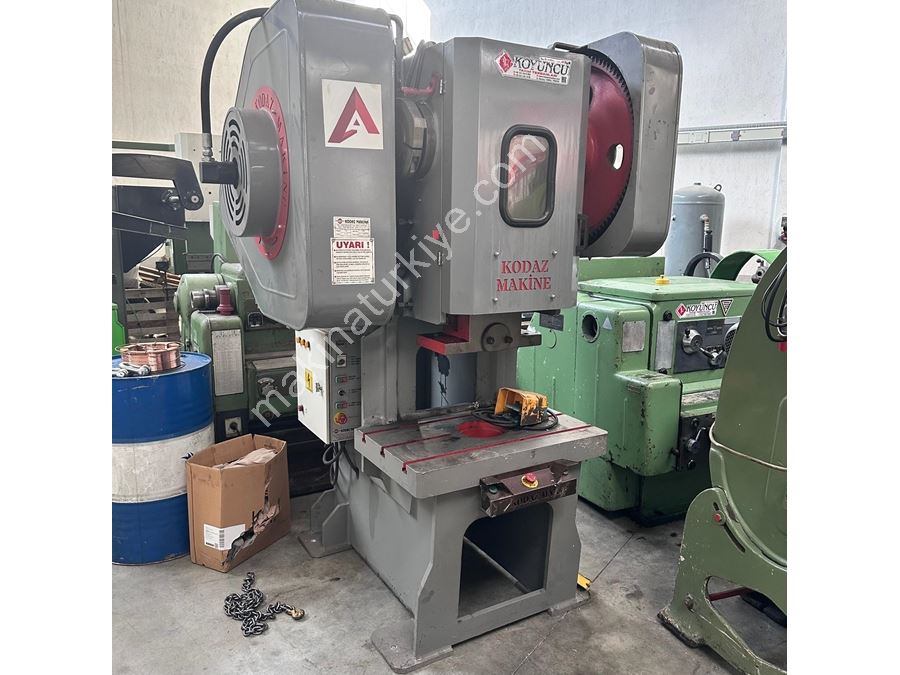 Kodaz Marka 80 Ton Hava Kavramalı Eksantrik Pres 2022 Model