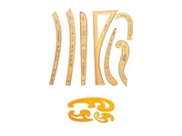 Kayın Renk Fransız 7 Parça Modelist Kalıp Çizim Seti