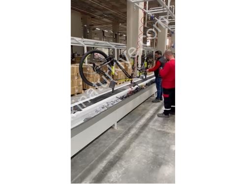 Konveyörlü Bisiklet Montaj Hattı