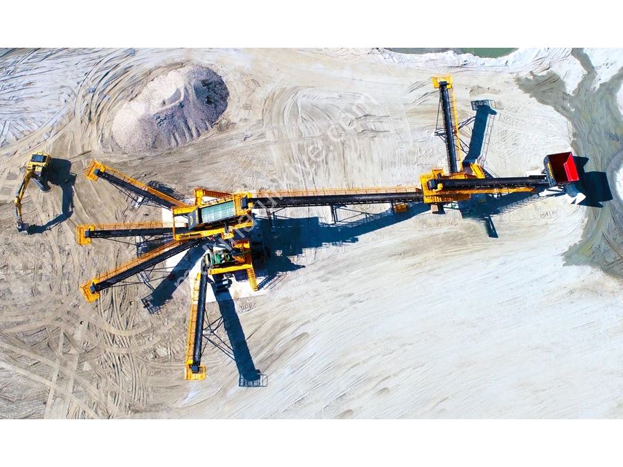 Fixed Crushing and Screening Plant for Sale by Fabo 180-300 Tons/Hour Second Hand