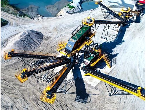 200-350 Ton/Saat Sabit Kırma Eleme Tesisi