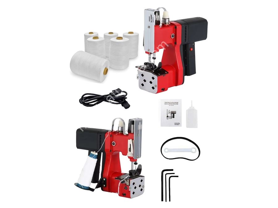 Elektrikli Portatif Hafif Çuval Ağzı Dikiş Makinası 