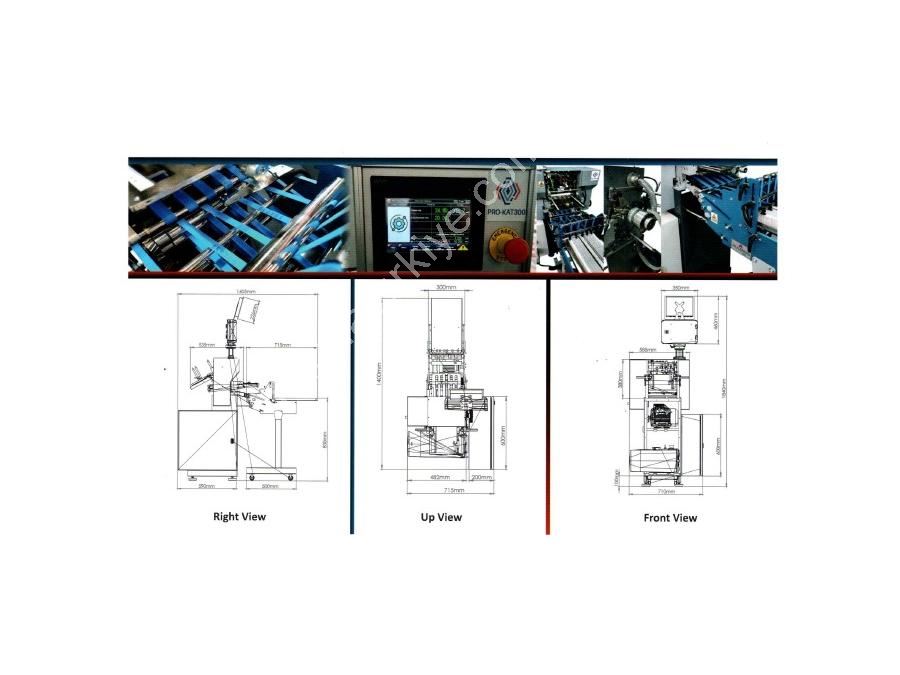 Machine de pliage de catalogues et brochures 300 pièces/min