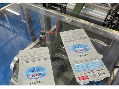 900 Adet/Saat Otomatik Buz Küpü Termoform Makinesi - 2