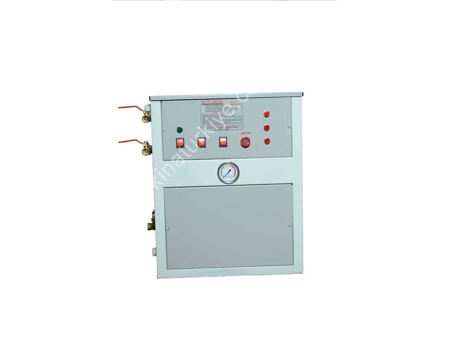  12 Litre/Saat Kapasiteli, 3 Faz Güç, Emniyetli 10 Kw Tam Otomatik Buhar Jeneratörü Ütü Kazanı 