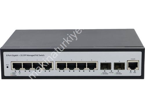 Управляемый коммутатор Longline Poe Network Switch Managed Layer2 Gigabit Access Ethernet Switch Lng5700-8Tp2s