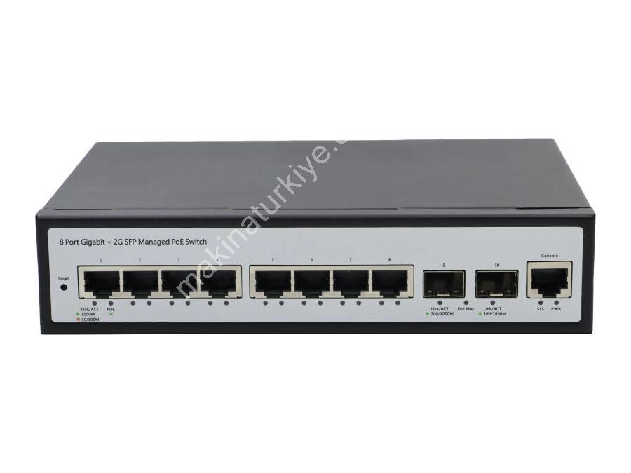 Longline Poe Network Switch Managed Layer2 Gigabit Access Ethernet Switch Lng5700-8Tp2s