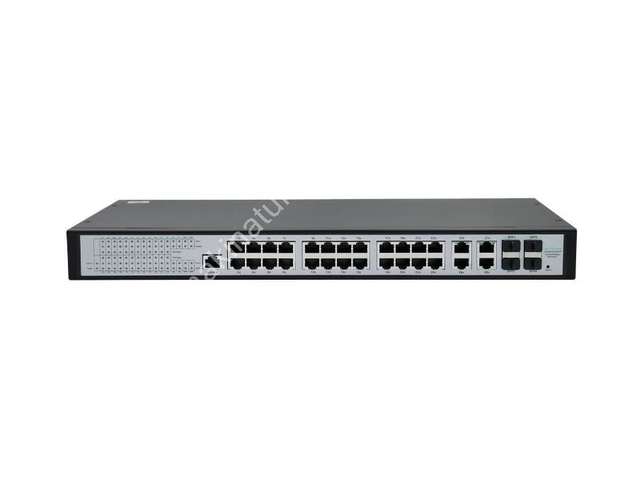 Долговременный управляемый PoE коммутатор Layer2 Gigabit Access Ethernet Switch LNG5700-24TP4S