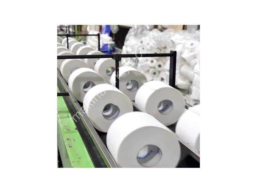 Non-Stop Kağıt Havlu Üretim Hattı Ve Tuvalet Kağıdı Makinası