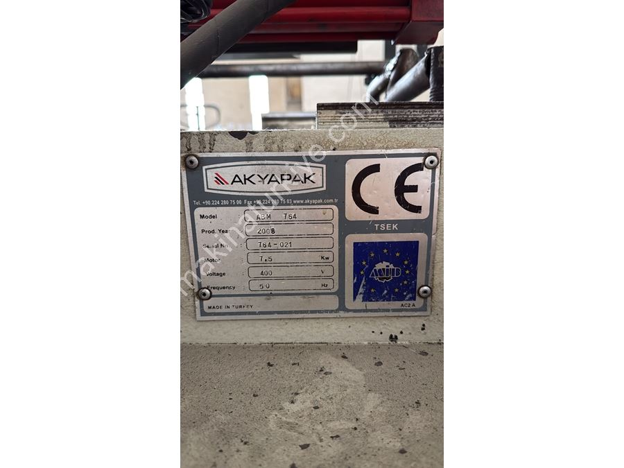 Akyapak Brand 76 Nc Hydraulic Mandrel Pipe Bending Machine