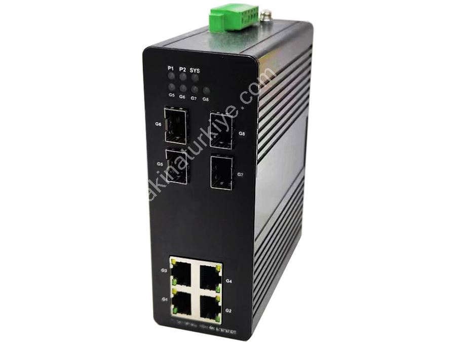 Indutrial Switch L2 Rail Mount Smart Management Gigabit Ethernet Switch 