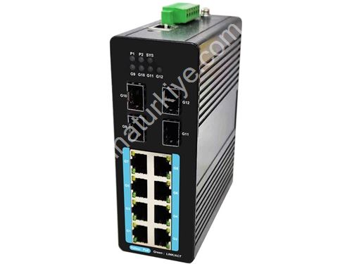 Indutrial Switch L2 Rail Mount Smart Management Gigabit Ethernet Switch