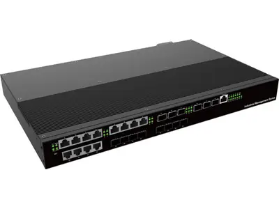Longline Lng3000-12T14s-Ir 26 Port Layer3 Endüstriyel Gigabit Yönetilebilir Ethernet Switch