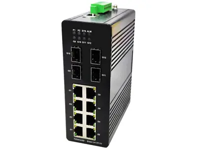 Longline Industrial Switch L3 Poe Gigabit Ethernet Full Managed Switch 