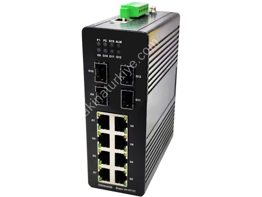 Longline Industrial Switch L3 Poe Gigabit Ethernet Full Managed Switch 