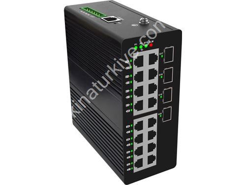 Longline 16 Port Layer3 Industrial Gigabit Managed Ethernet