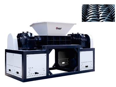 Büyük Çift Şaftlı Kırma Makinası - 0