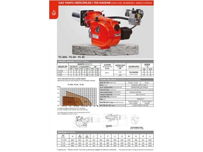 70-260 кВт Моноблочный Газовый Горелка - 2