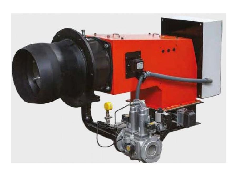 Brûleur à gaz naturel duoblok proportionnel pneumatique et électronique 2200-7000 Kw