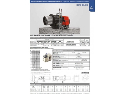 2000-6000 КВт Дуоблок Топливный Масляный Горелка - 2